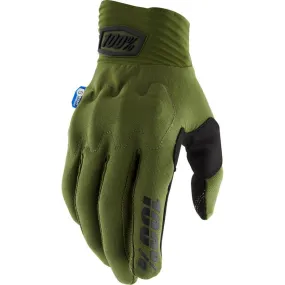 100% Cognito Smart Shock Gloves - Army Green/Black