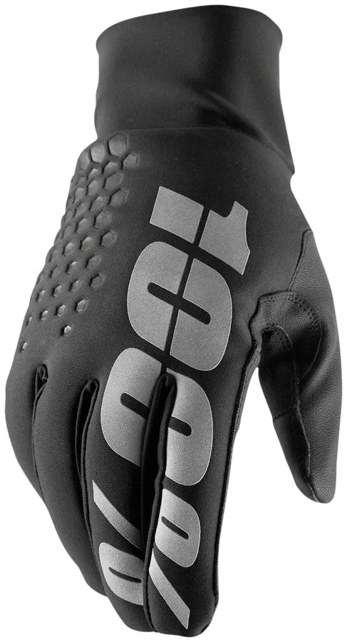 100% Hyrdromatic Brisker Gloves Blk SM