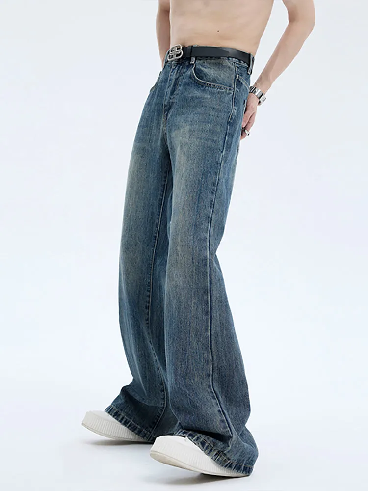 【24s Aug.】Cleanfit Light-colored Raw Pulp Flared Jeans