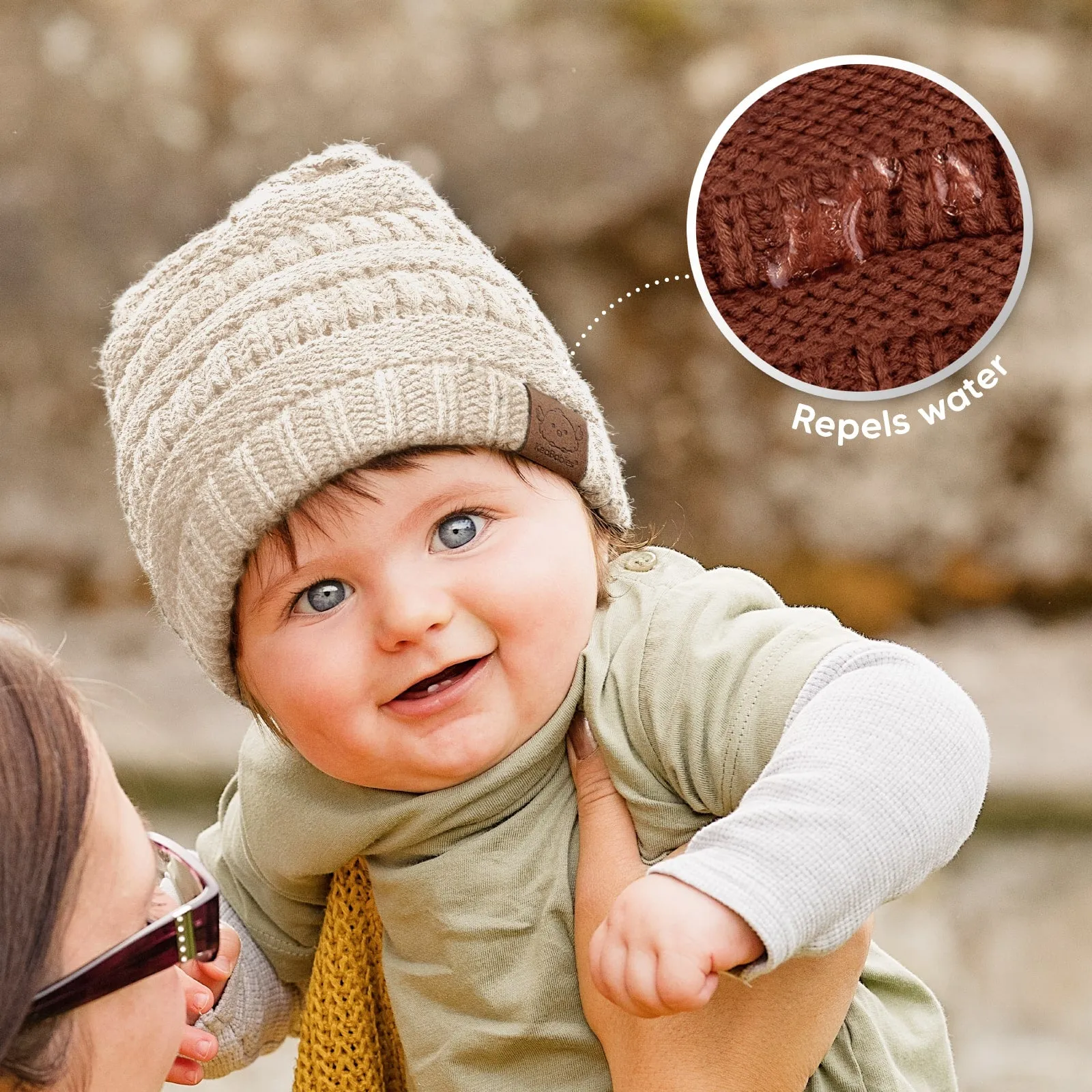 3-Pack Warmzy Baby Beanies (Gust, M)