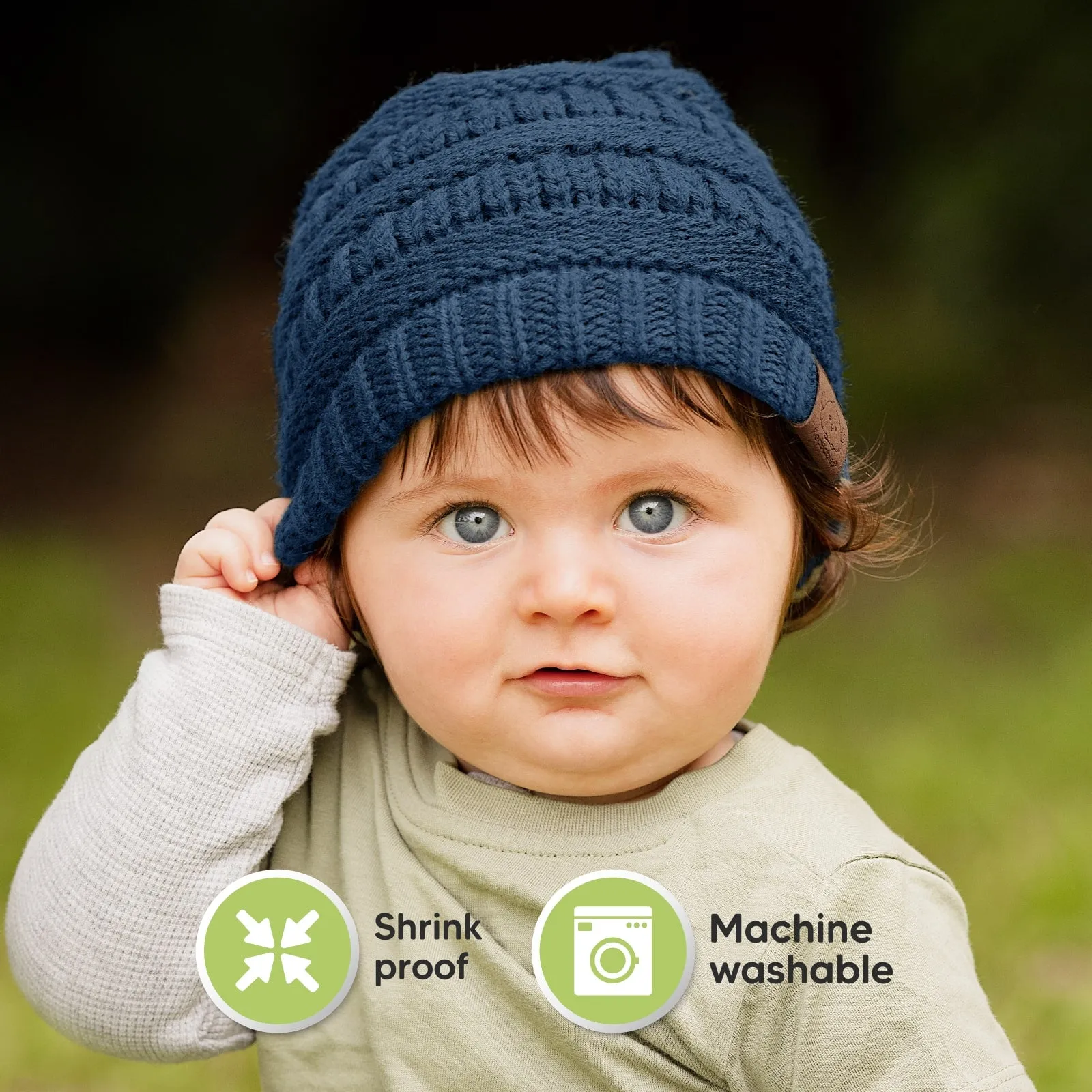 3-Pack Warmzy Baby Beanies (Gust, M)