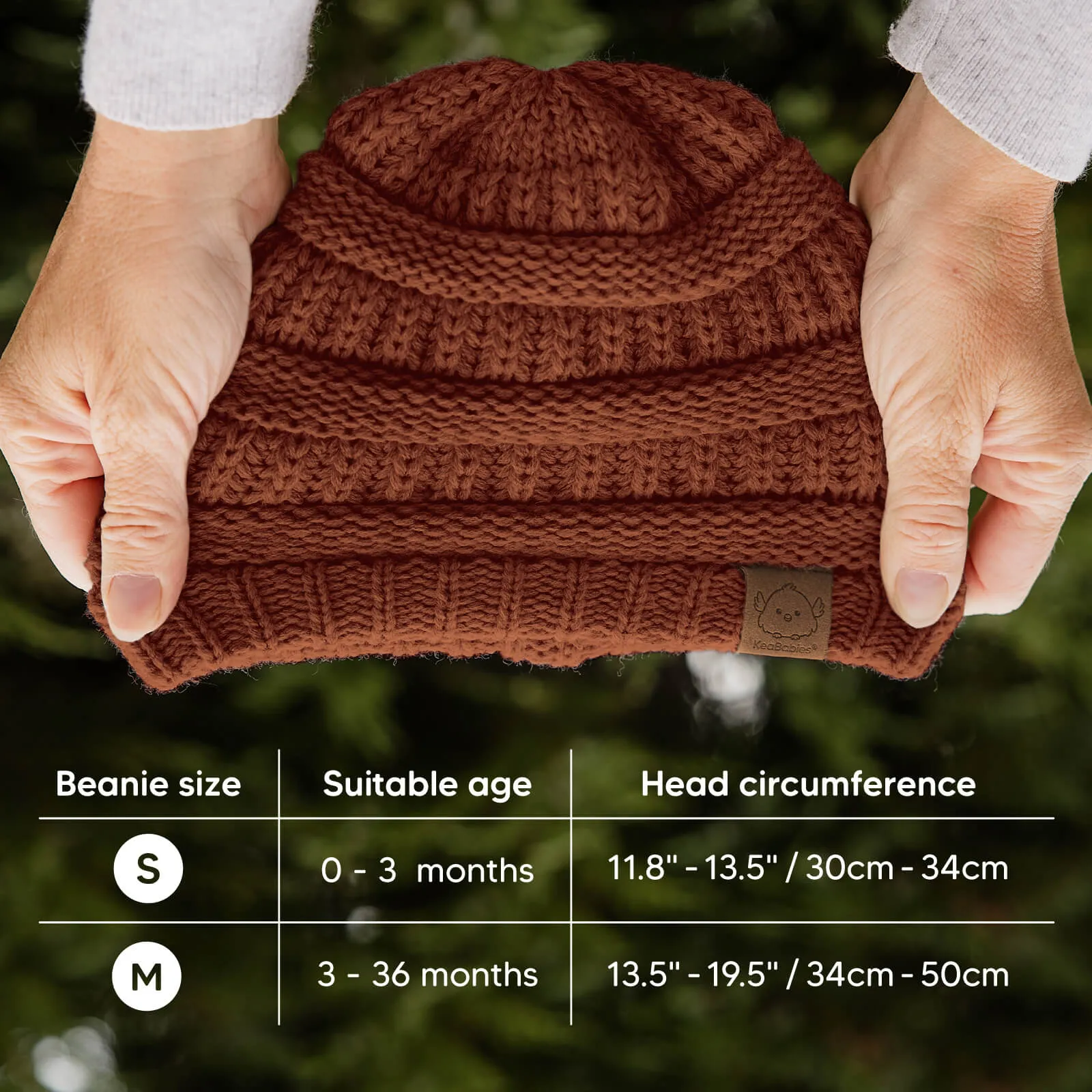 3-Pack Warmzy Baby Beanies (Gust, M)