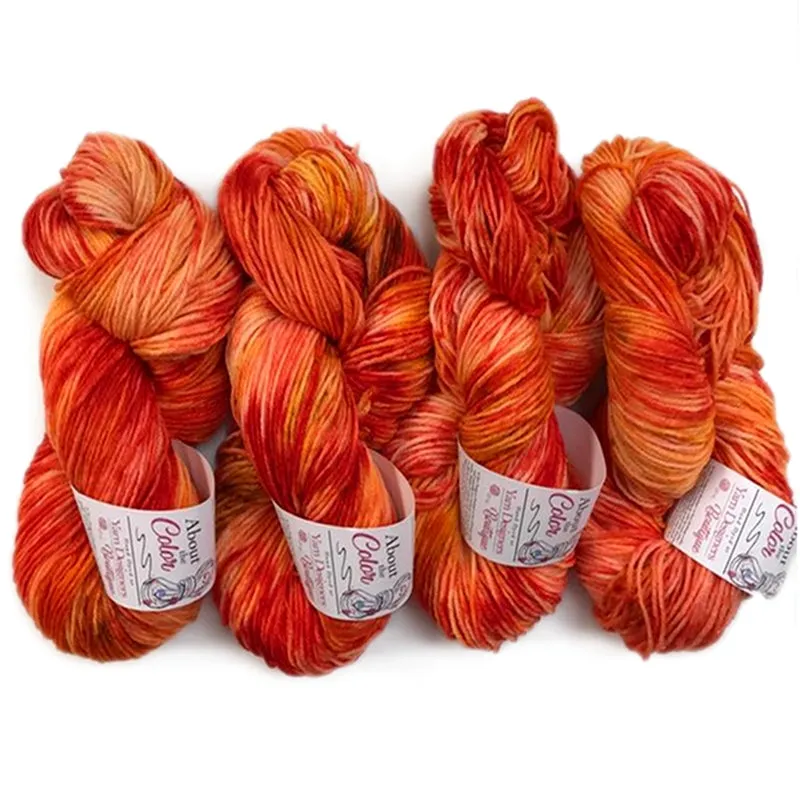 About The Color - Creamsicle, DK, 100% Superwash Merino