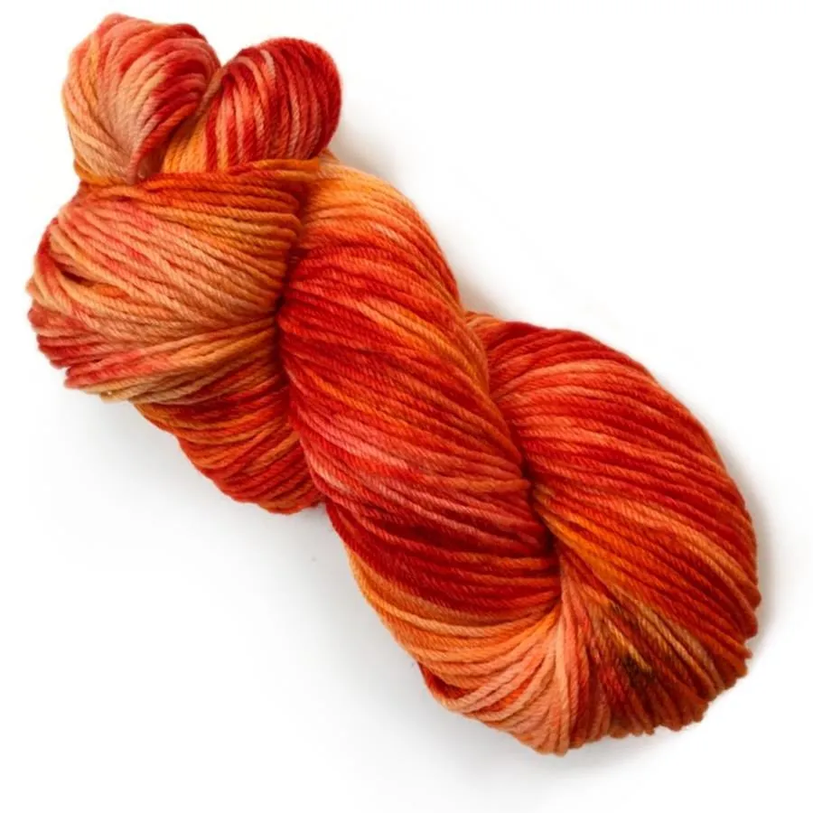 About The Color - Creamsicle, DK, 100% Superwash Merino