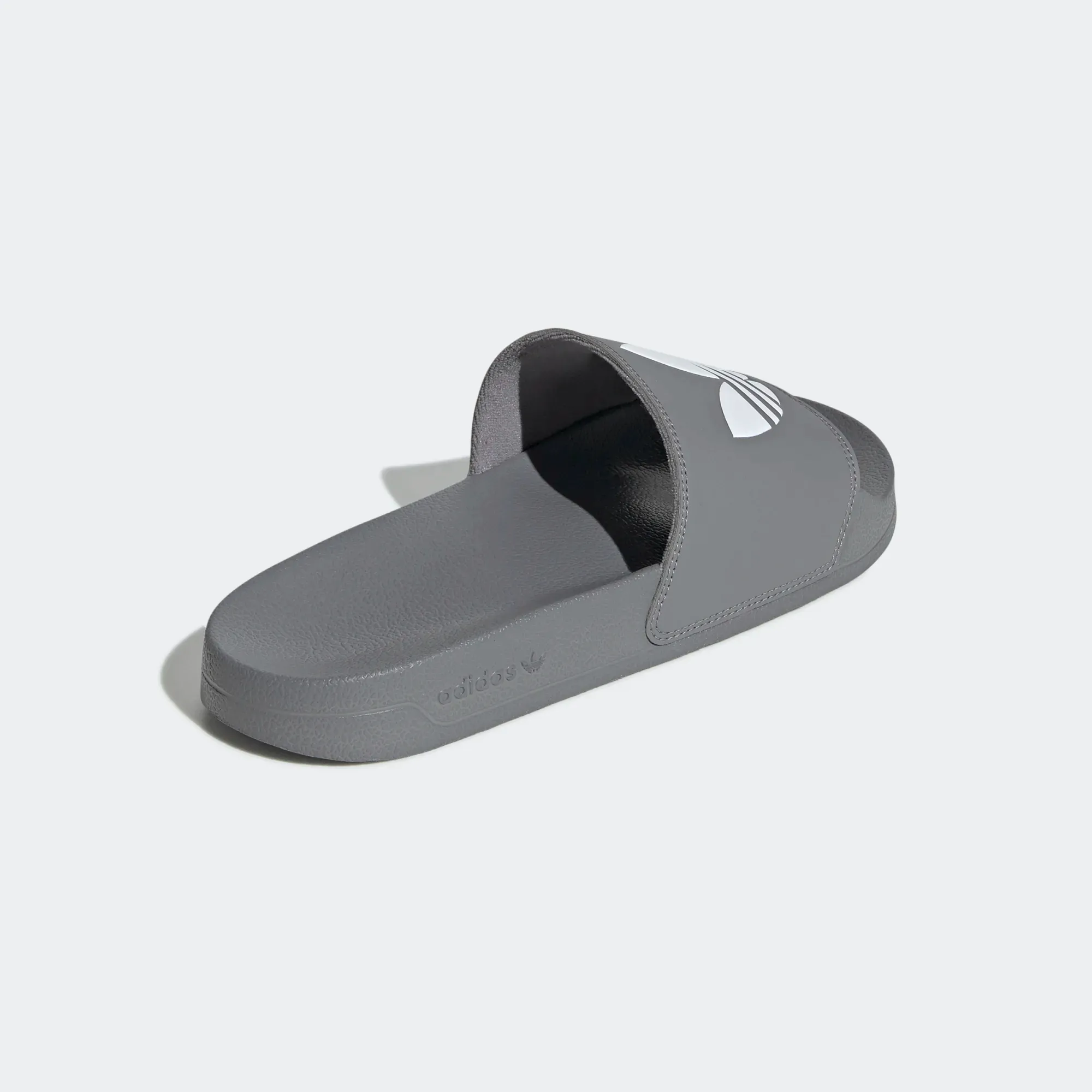 Adidas Men's Adilette Lite Slides - Grey Three / Cloud White