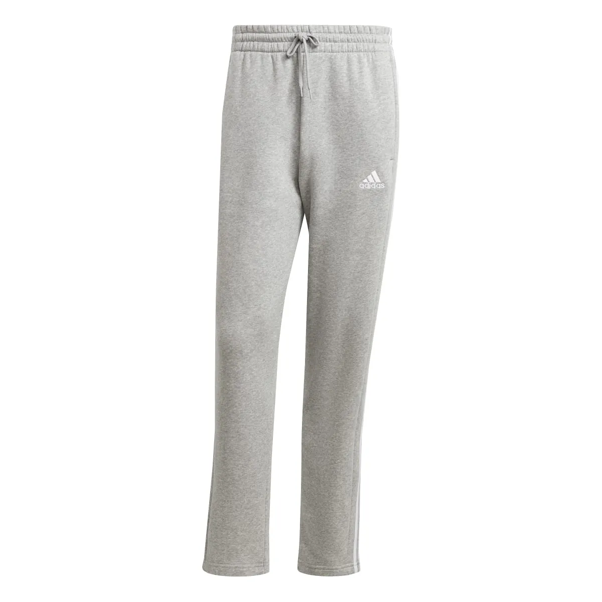 adidas Men's Essentials 3-Stripes Open Hem Fleece Joggers (Tall)