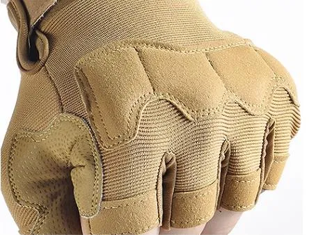 Airsoft Tactical Military Cycling Outdoor Combat Fitness Gloves Fingerless Size M-XL 5 Colours ATG008