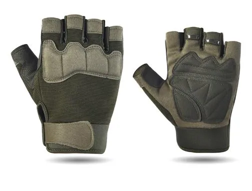 Airsoft Tactical Military Cycling Outdoor Combat Fitness Gloves Fingerless Size M-XL 5 Colours ATG008