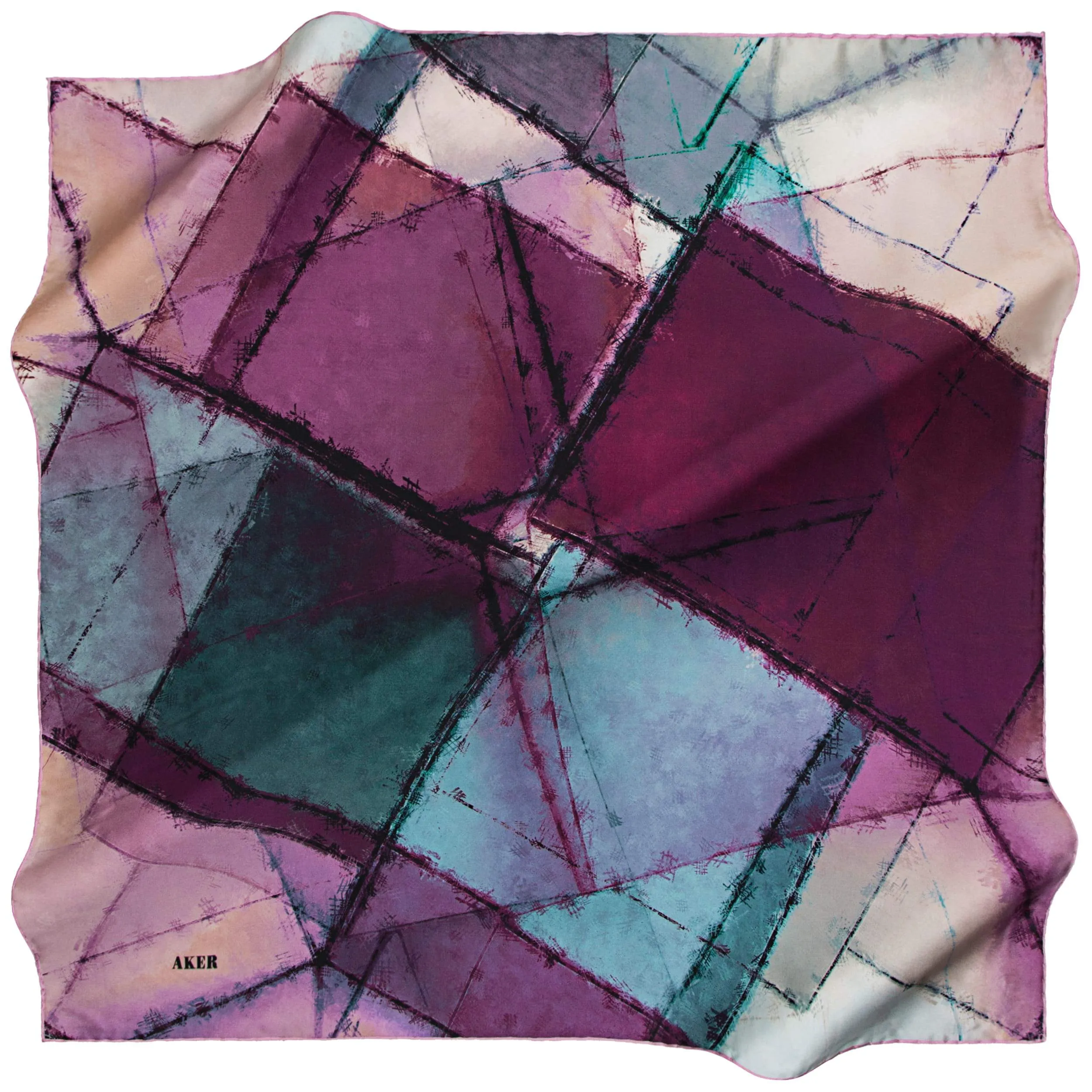 Aker Elva Designer Silk Scarf No. 92