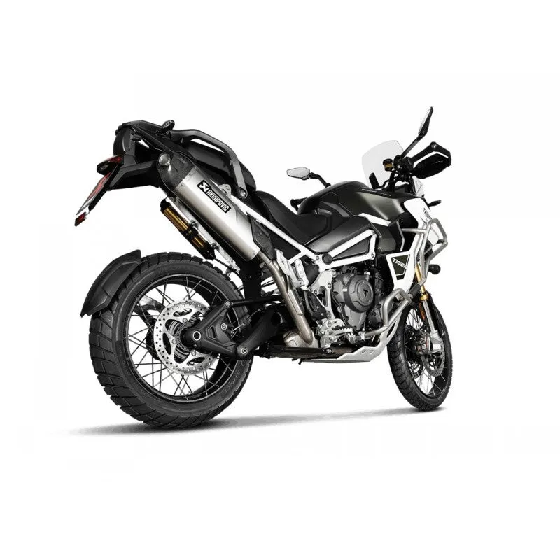 AKRAPOVIC S-T12SO6-HJA Slip-On Line (Titanium) for TRIUMPH Tiger 1200 GT / RALLY 2022-