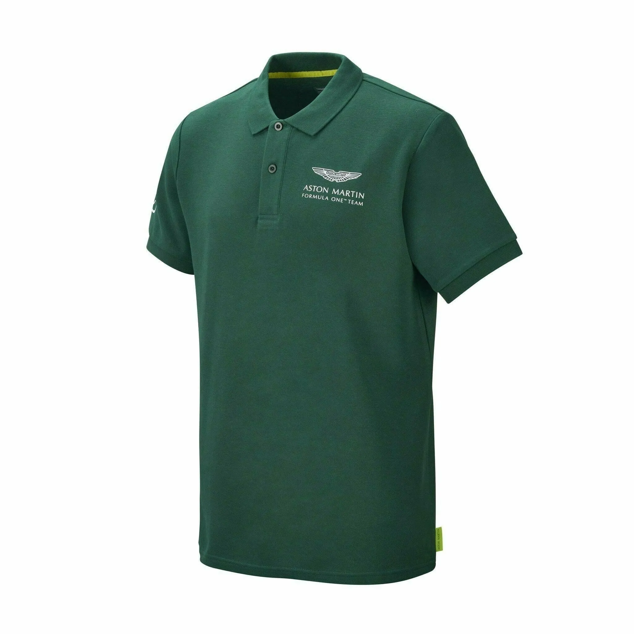 Aston Martin F1 Men's Sebastian Vettel  Driver Polo Shirt- Green