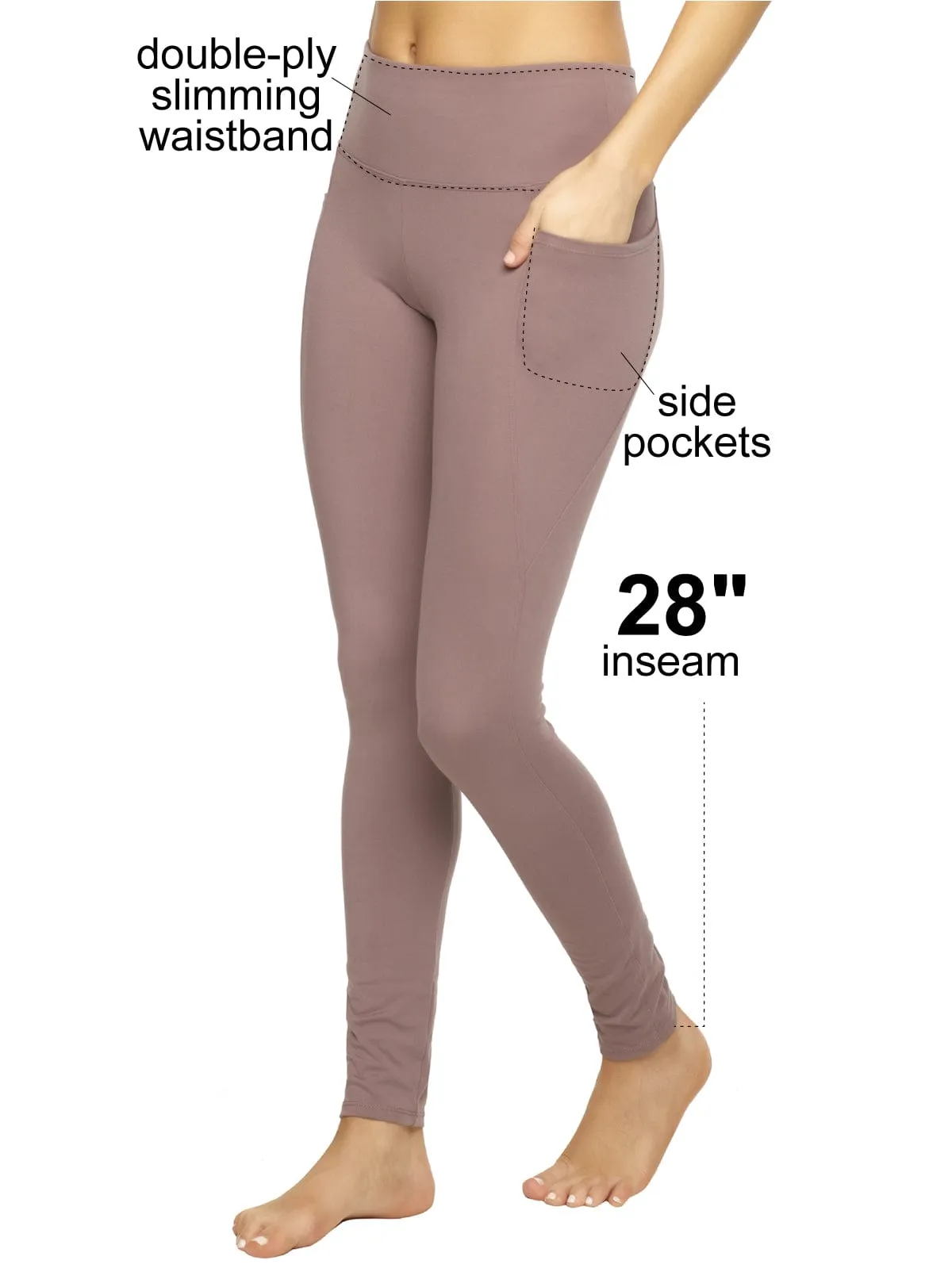 Athletic Pocket Leggings 2-Pack