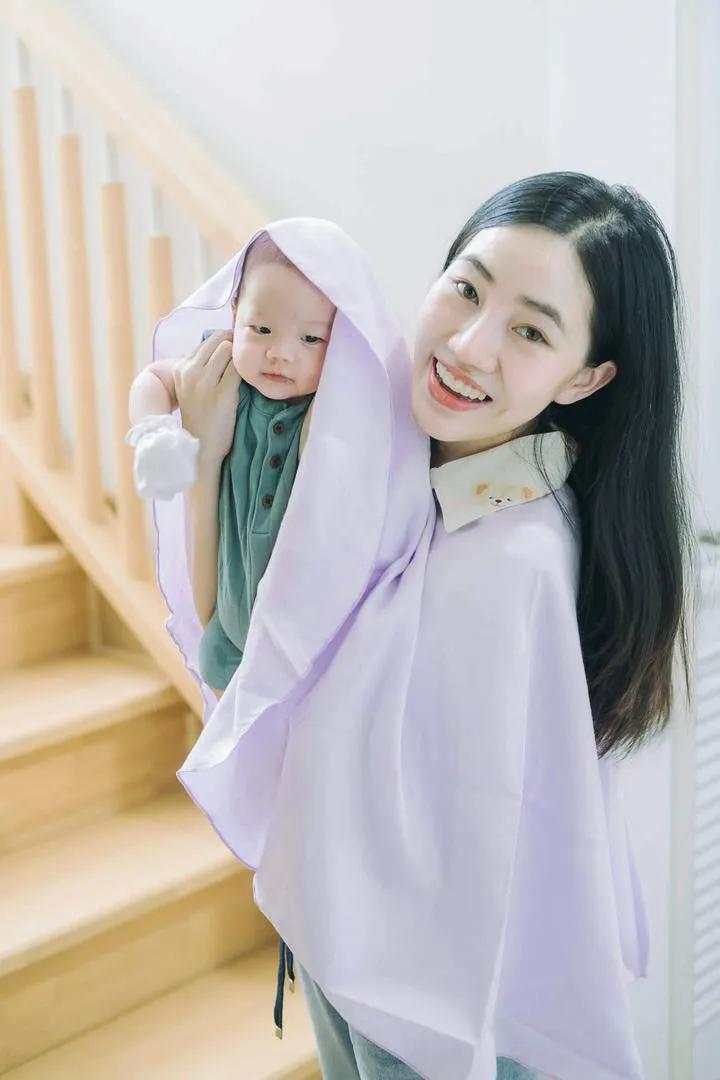 Baby & Co. Water Repellent Poncho Lavender