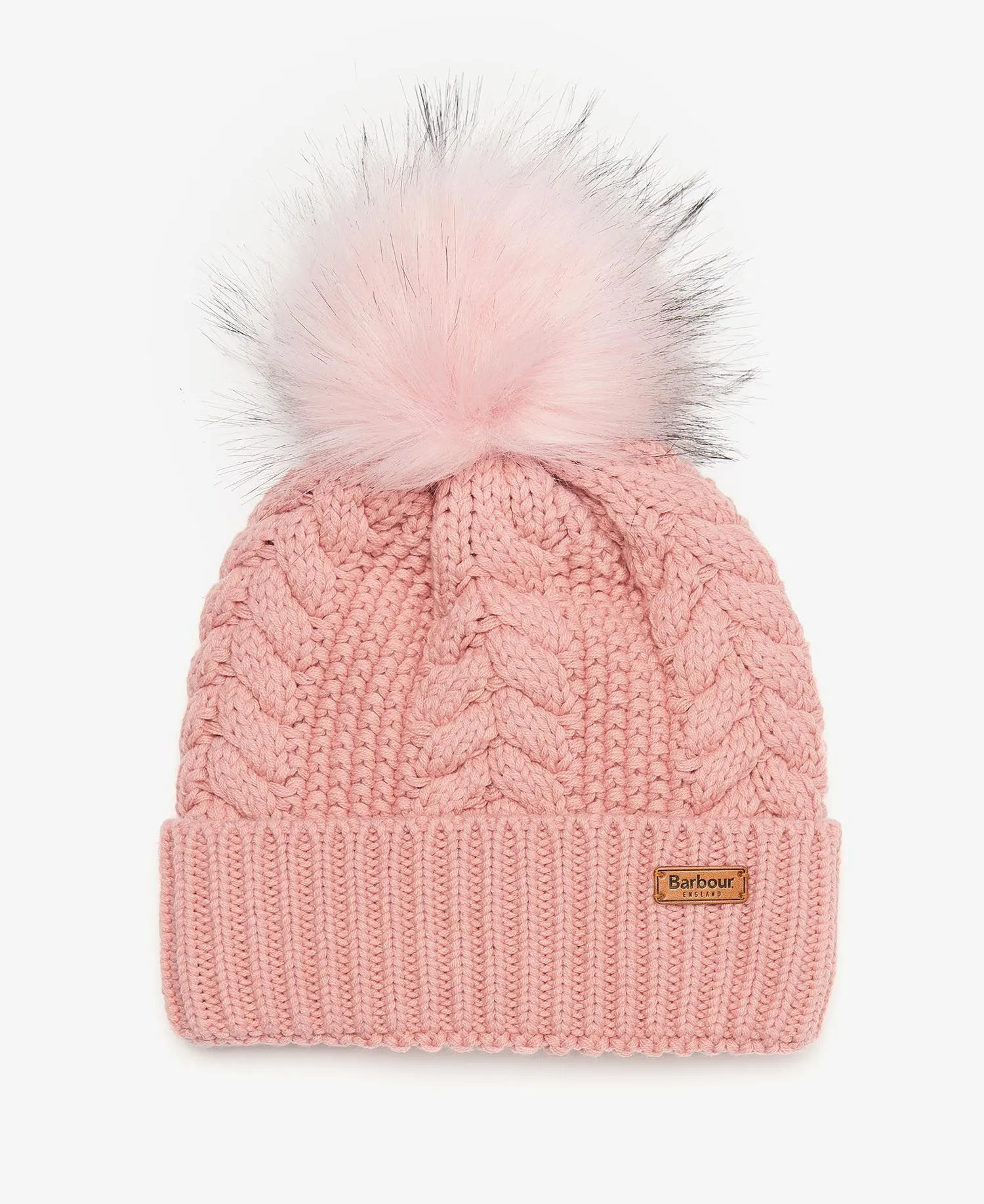 Barbour Hartley Hat & Scarf Gift Pink LGS0053