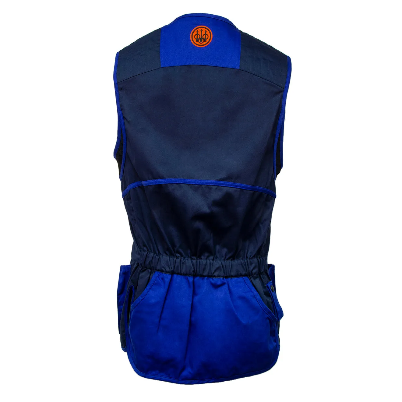 Beretta Trap Cotton Shooting Vest Blue Navy