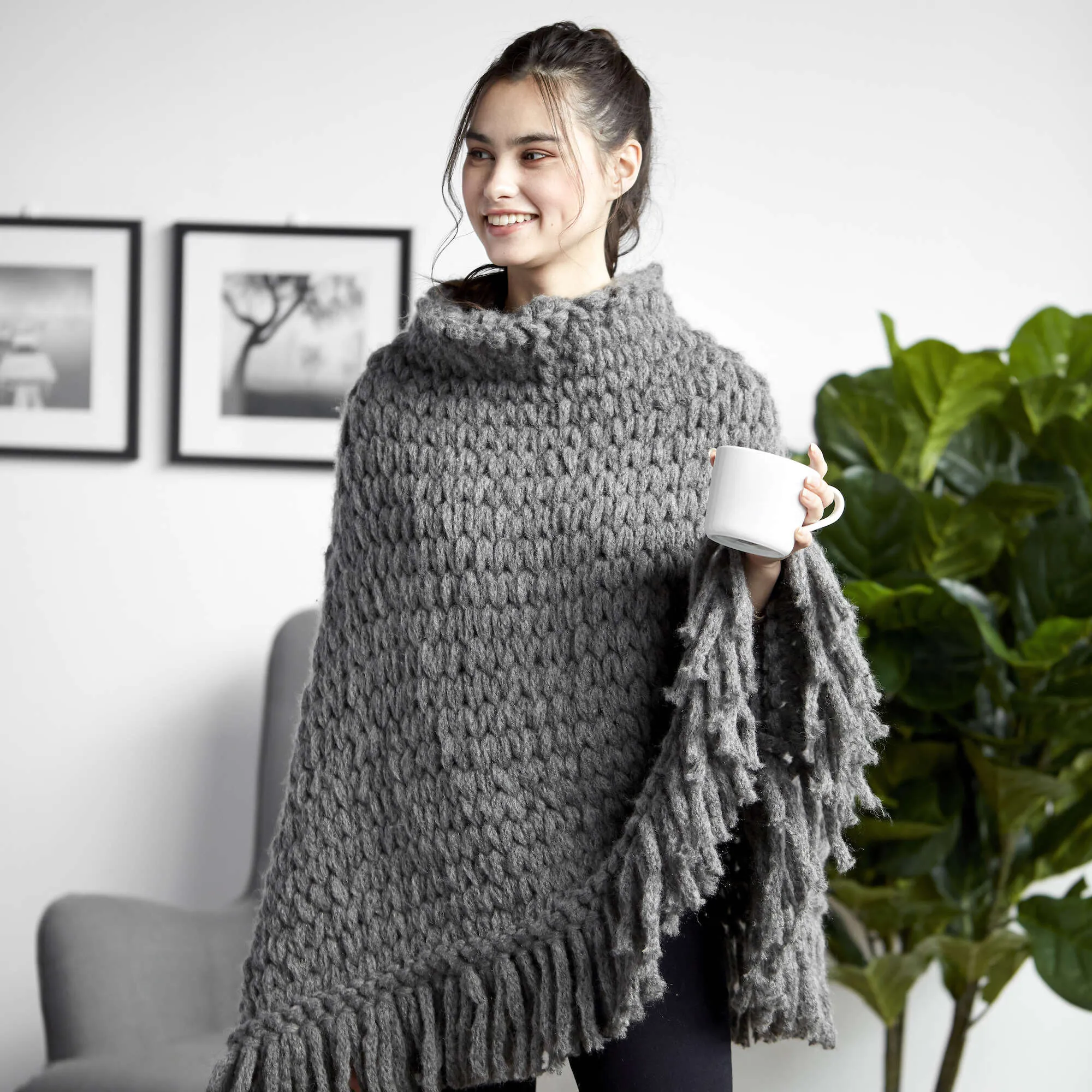 Bernat Craft Alize EZ Circular Poncho