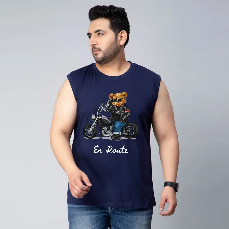 Biker Bear Sleeveless Vest