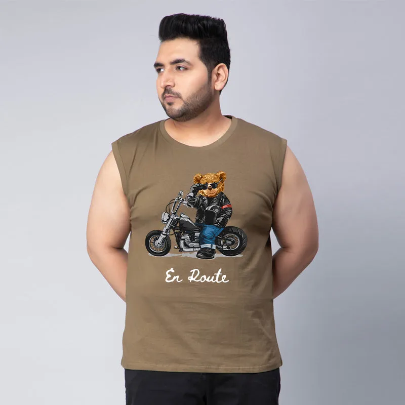 Biker Bear Sleeveless Vest