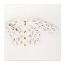 Bitty Blooms Blush Cardigan Sweater Baby & Toddler