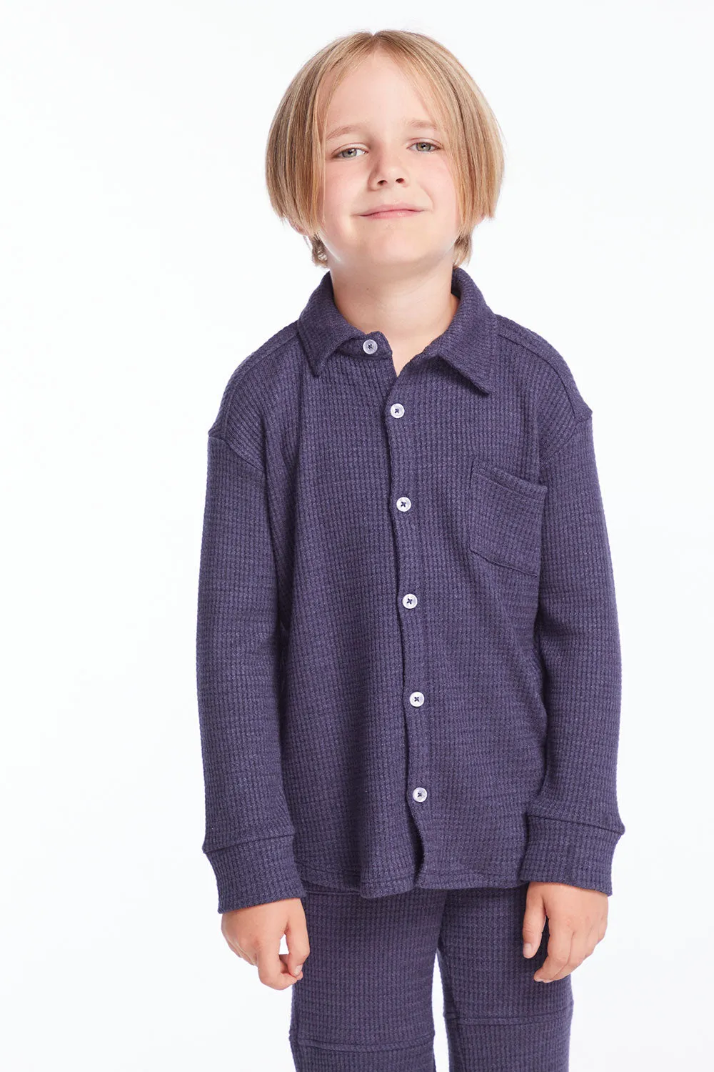 Boys Avalon Long Sleeve Button Down Collar Shirt