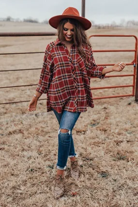 Breckenridge Brunch Plaid Shift Top