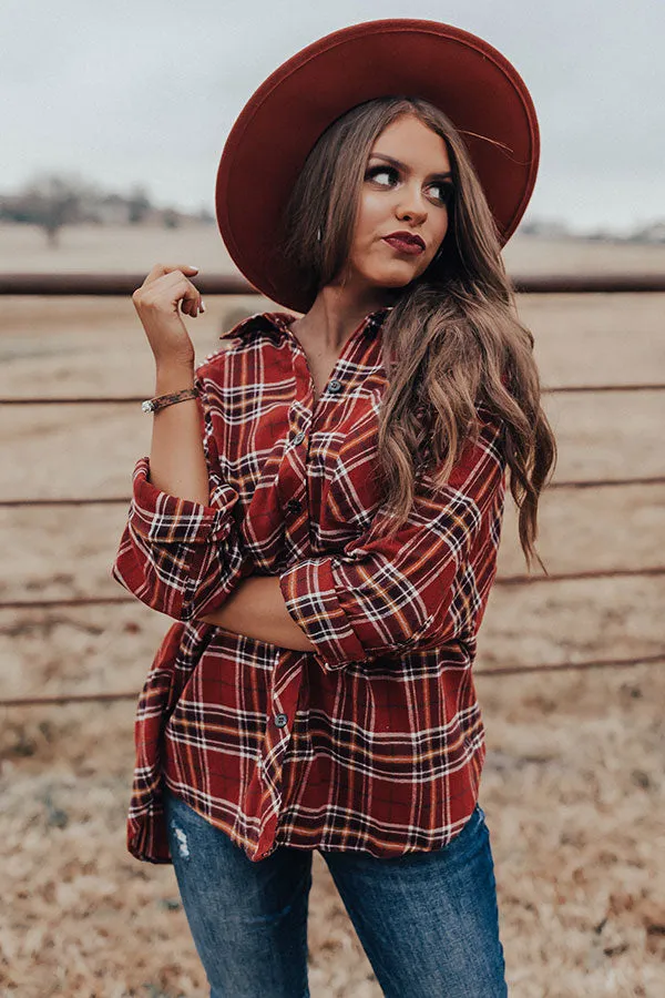 Breckenridge Brunch Plaid Shift Top