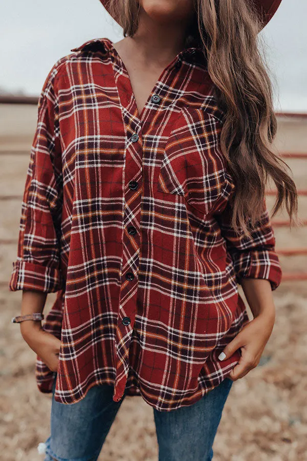 Breckenridge Brunch Plaid Shift Top