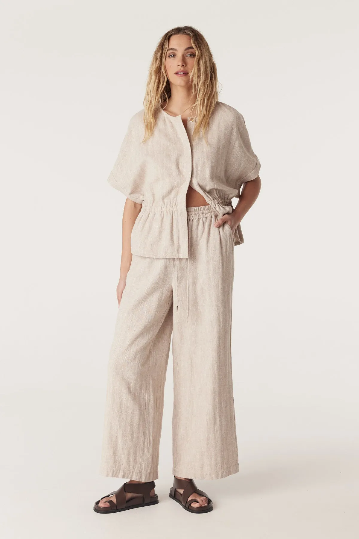 Cable - Marrakesh Linen Pant - Natural