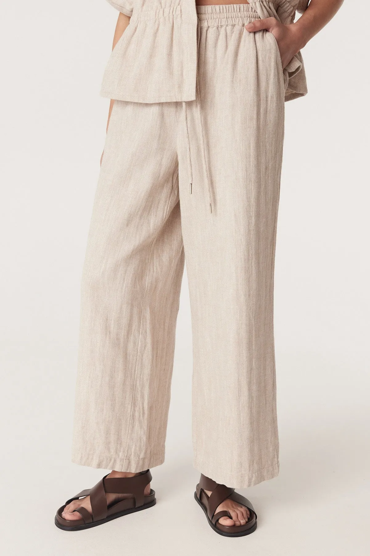 Cable - Marrakesh Linen Pant - Natural