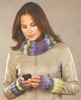 Cables & Twists Cowl & Fingerless Gloves Pattern