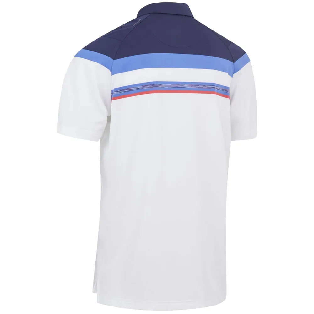 Callaway Space Dye Block Polo Shirt - Peacoat