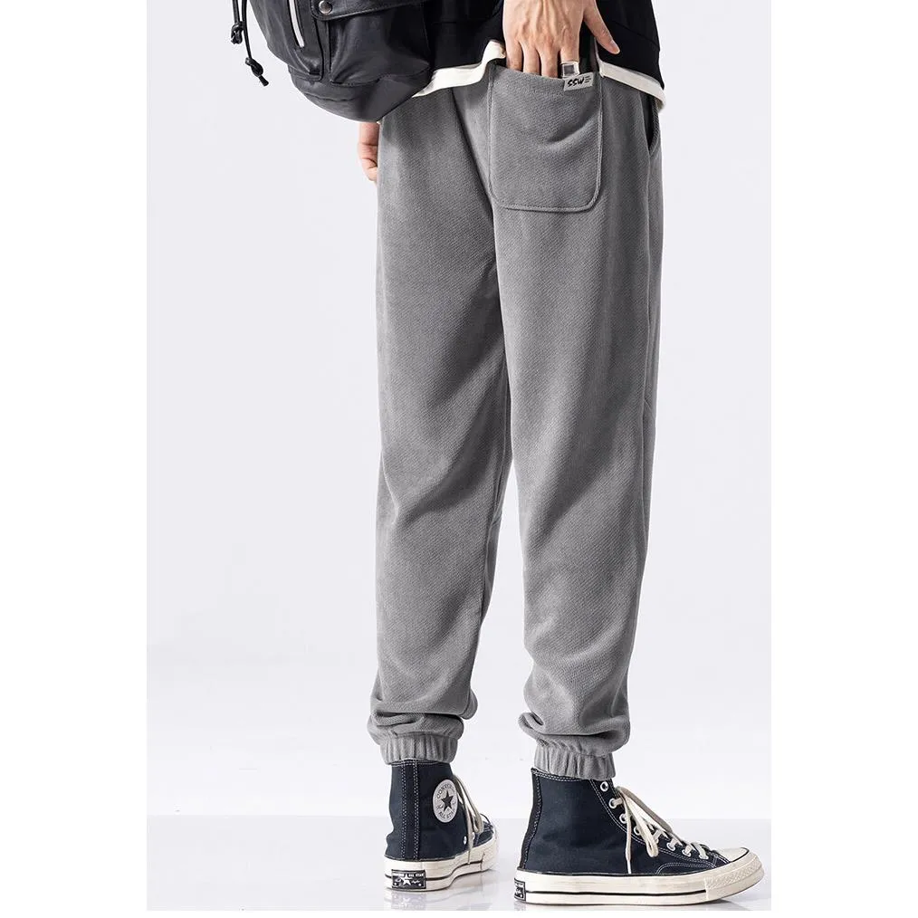 Casual Loose Fit Elasticity Tapered Sweatpant