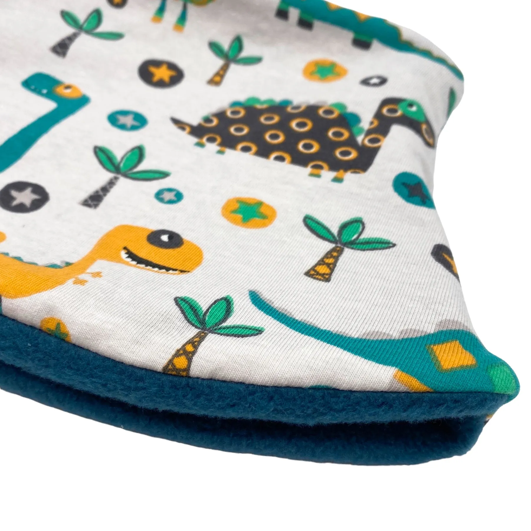 Child's Handmade Neck Warmer Dinosaurs Silly