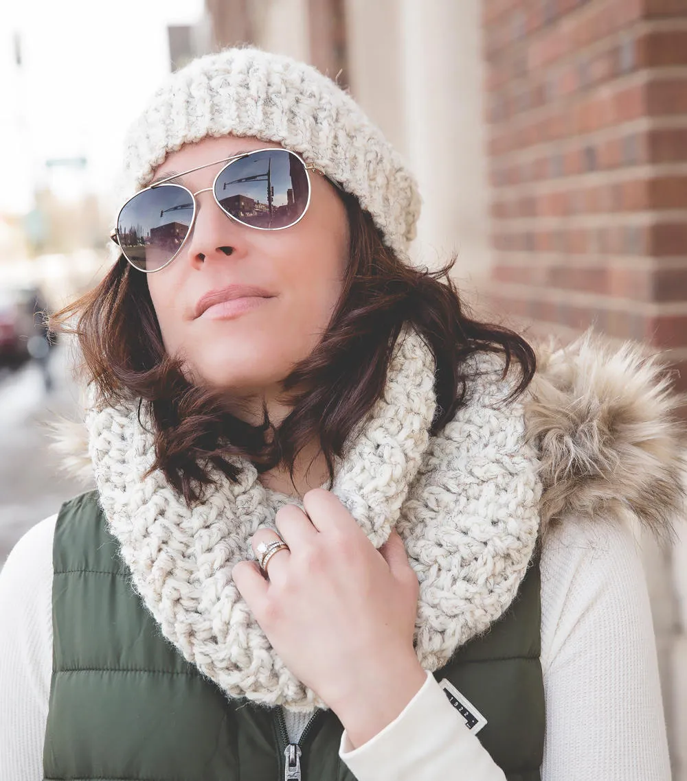 Crochet Pattern for Polar Vortex Cowl | Crochet Cowl Pattern | Scarf Crocheting Pattern | DIY Written Crochet Instructions