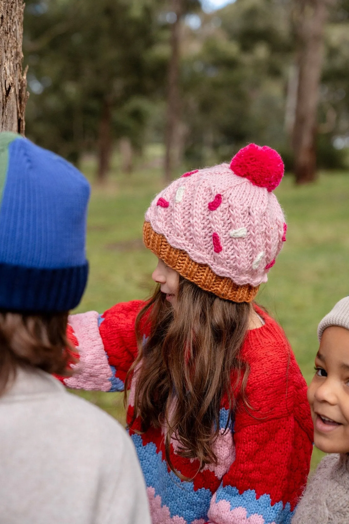 Cupcake Beanie Pink