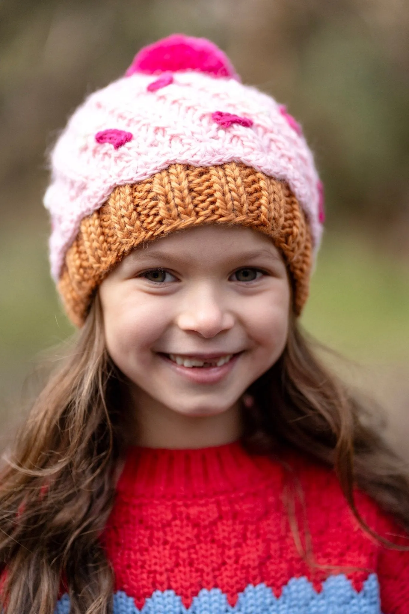 Cupcake Beanie Pink