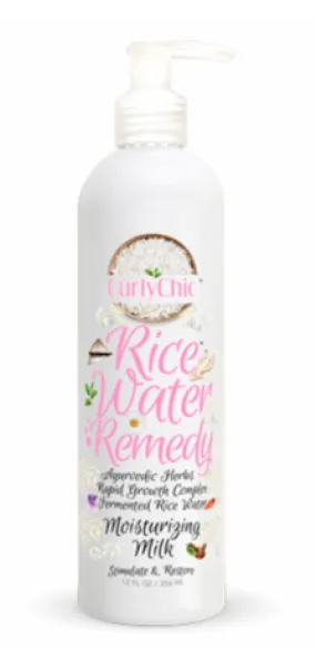 Curly Chic Rice Water Remedy Moisturizing Milk 12 Oz