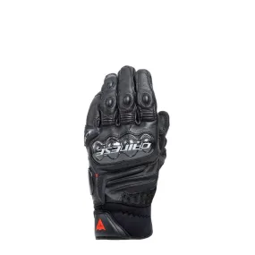 Dainese Carbon 4 Short Leather Gloves Black/Black