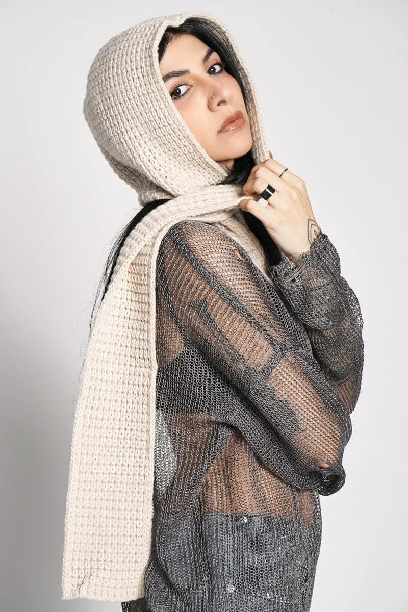 Daybreak Knit Hooded Scarf