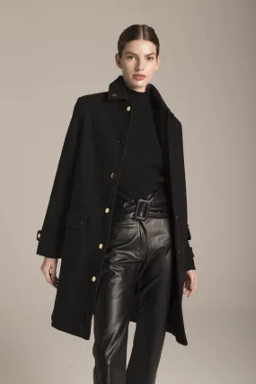 Deluc Zelda Black Straight Coat