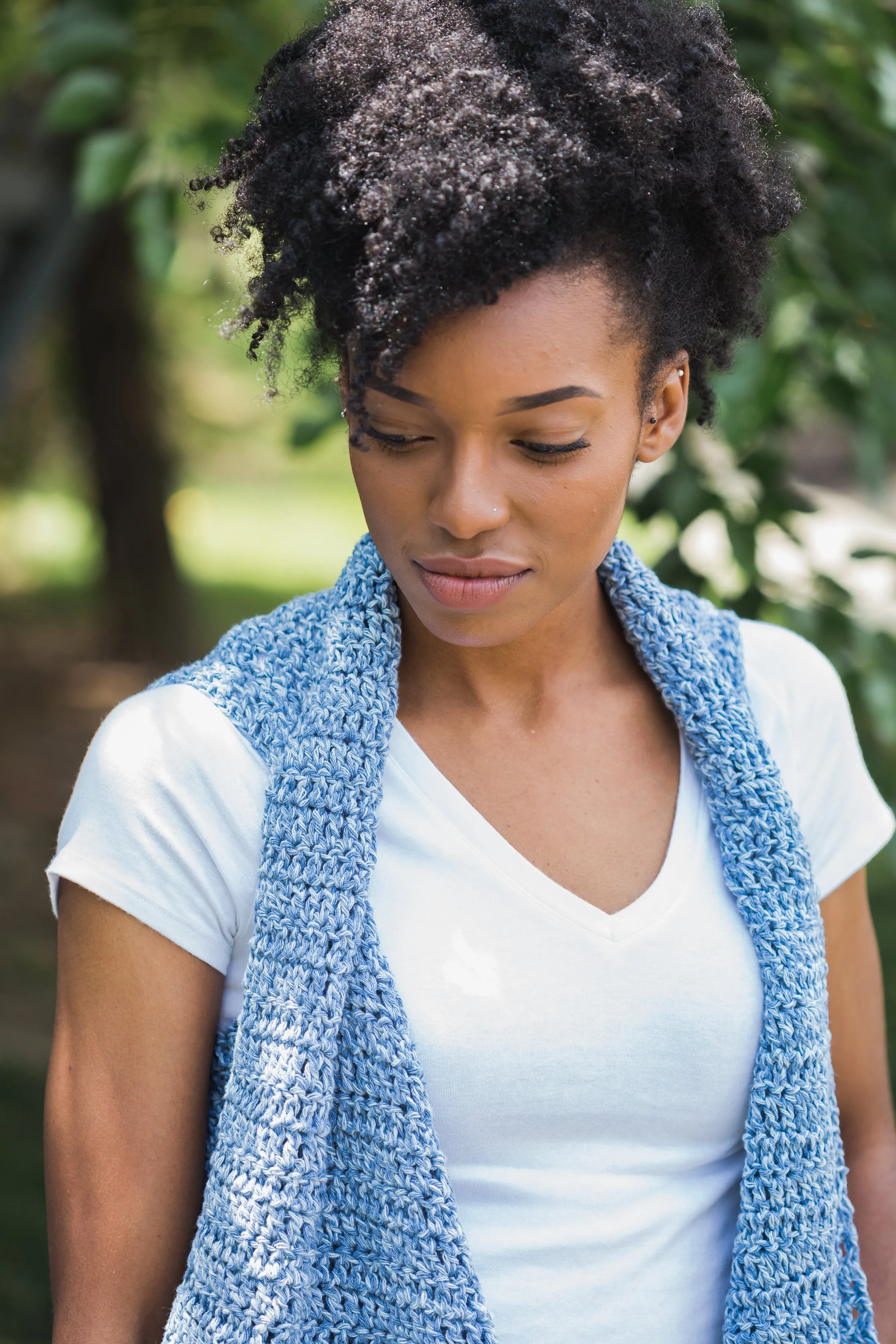 Denim Breeze Vest // Crochet PDF Pattern