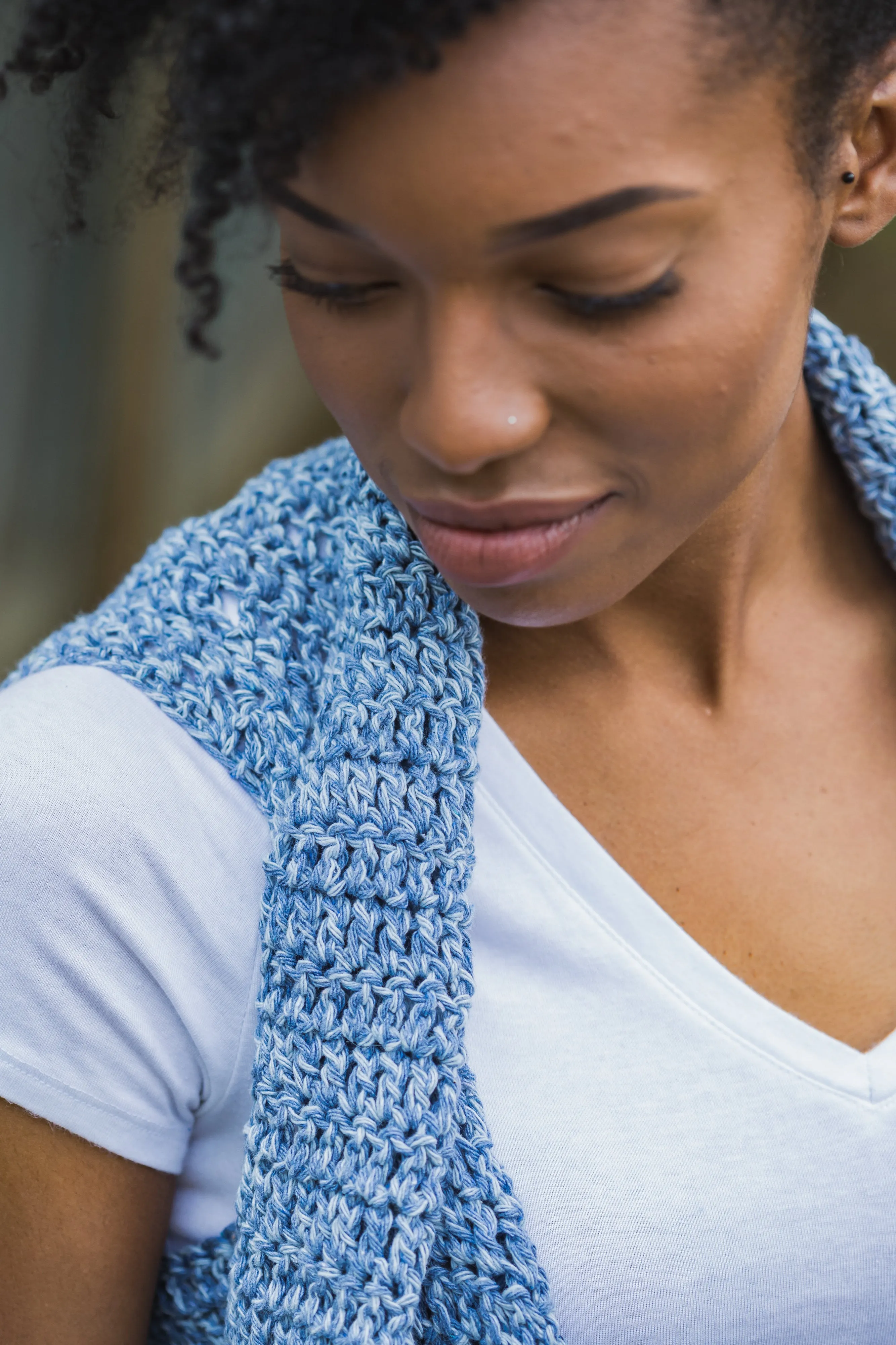 Denim Breeze Vest // Crochet PDF Pattern