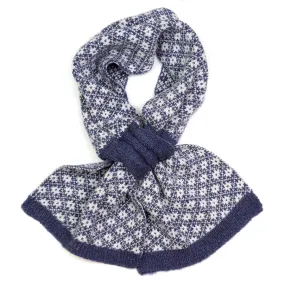 Denim Scandi Pull Through Scarf