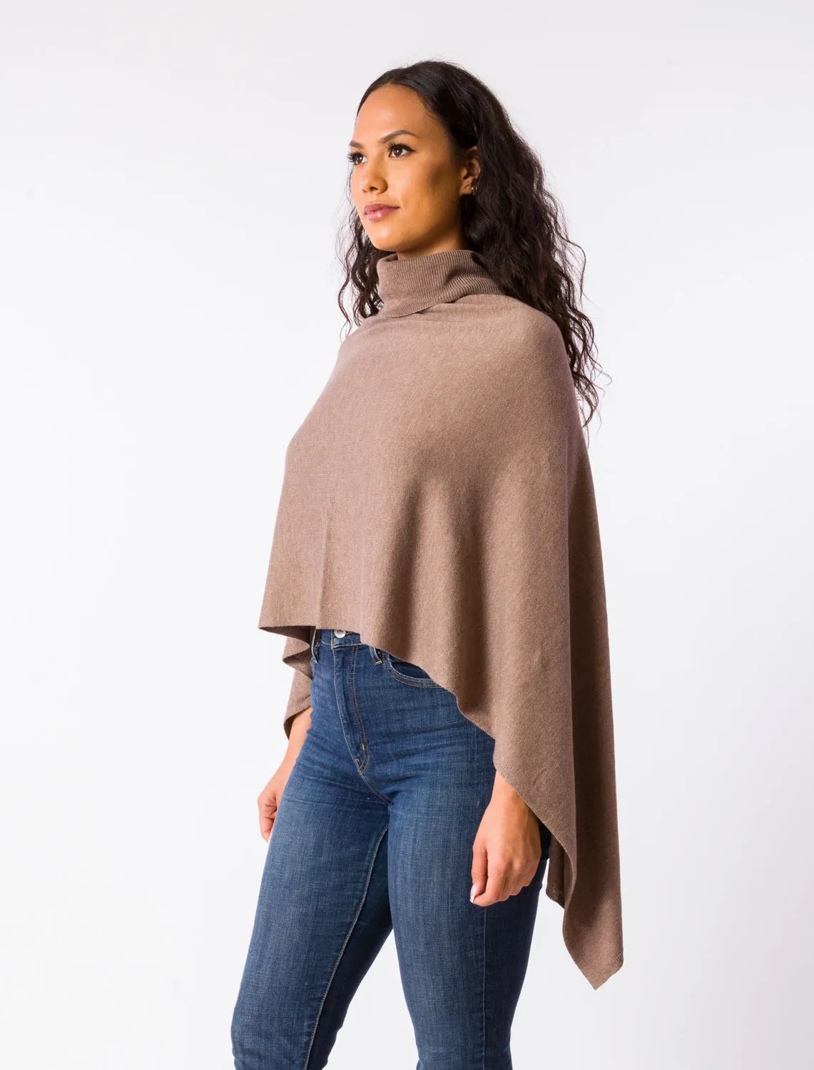 EDEN 'TURTLENECK' PONCHO