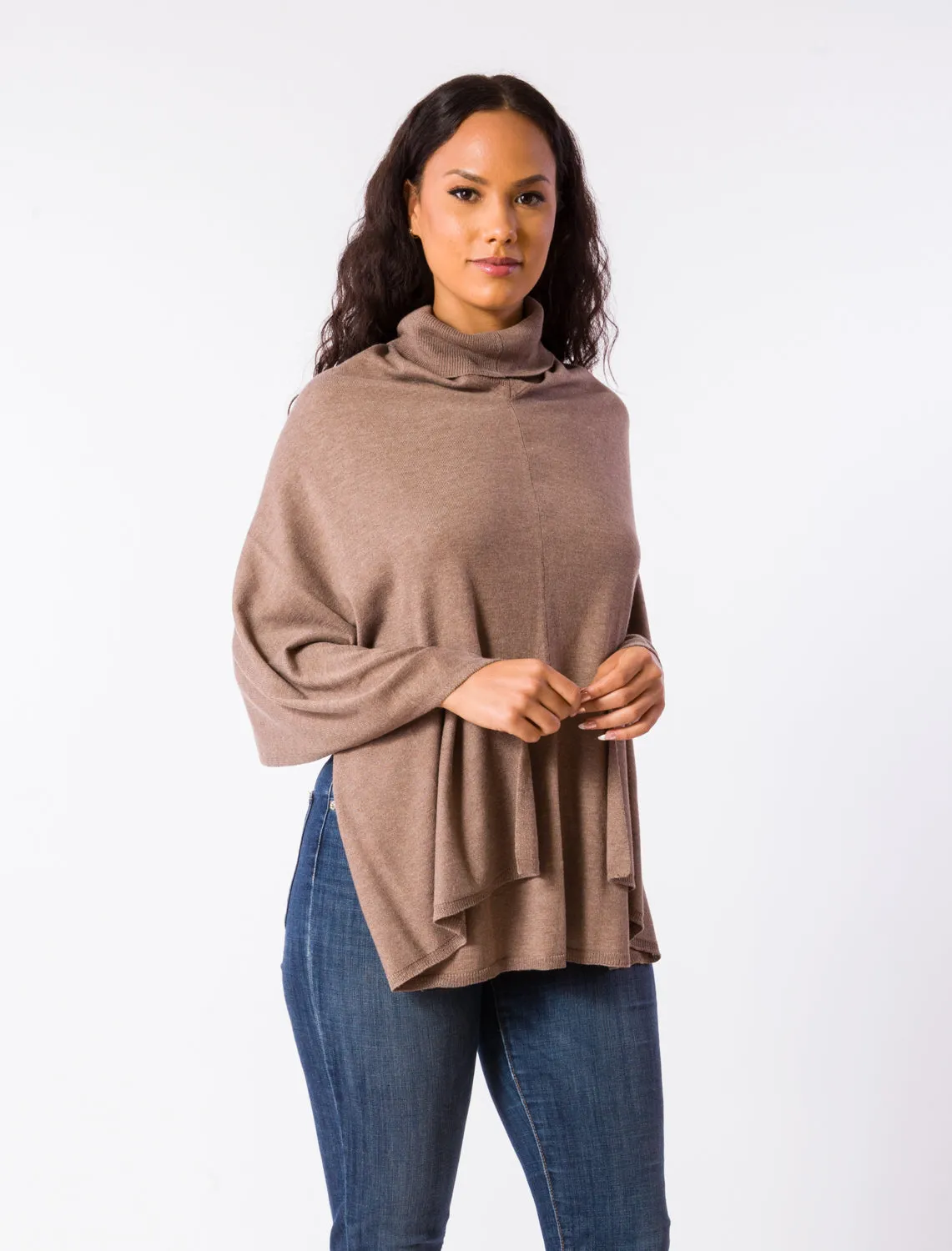 EDEN 'TURTLENECK' PONCHO