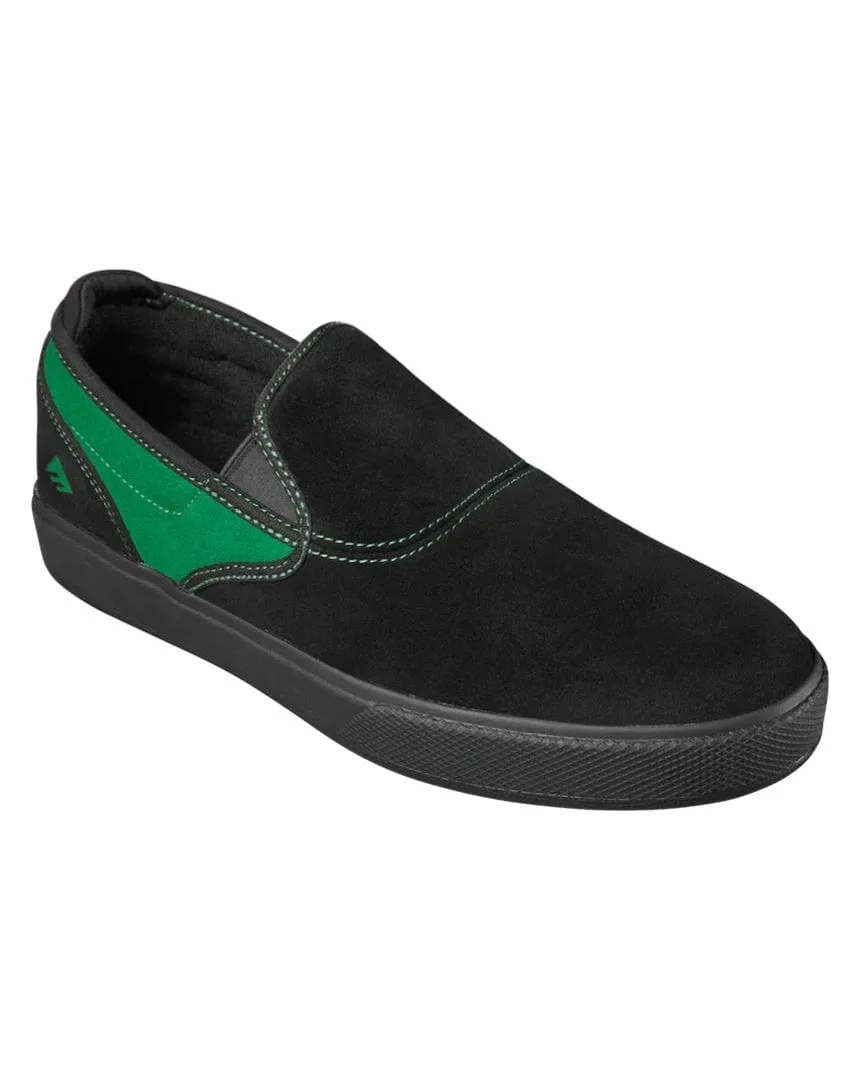 Emerica Wino G6 Slip Cup Hoban Shoes - Black / Green