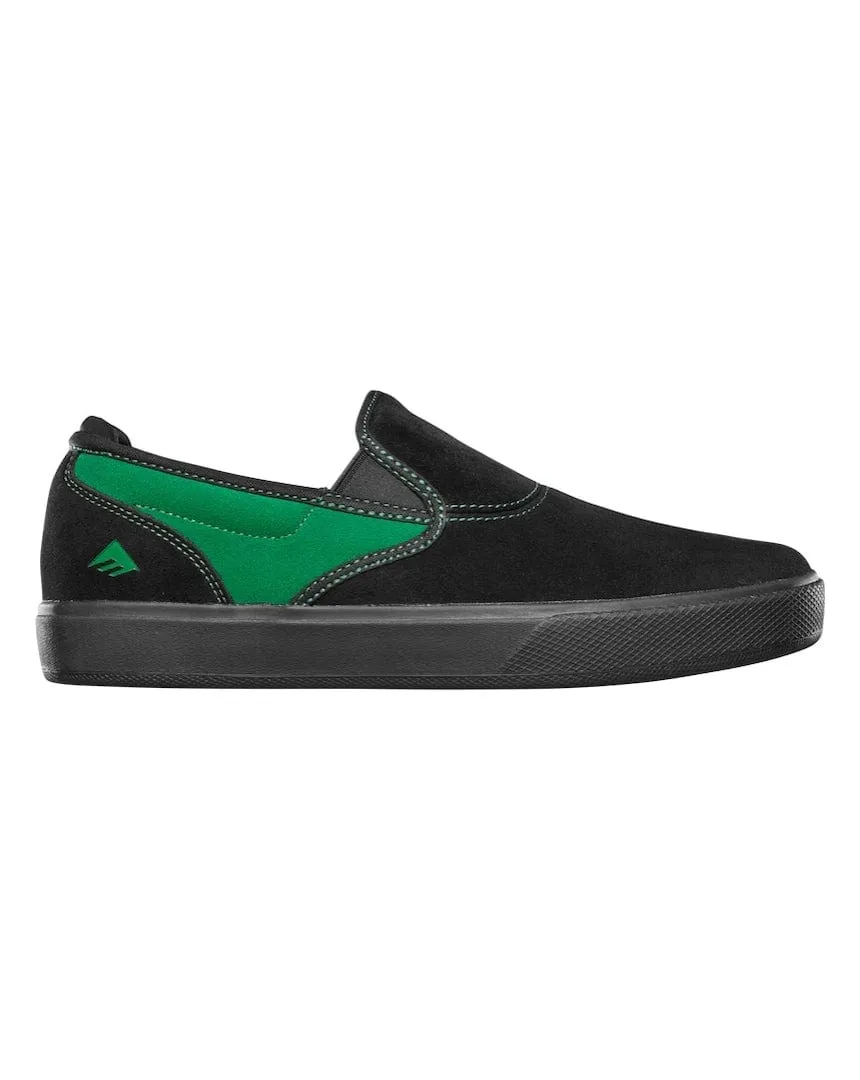 Emerica Wino G6 Slip Cup Hoban Shoes - Black / Green