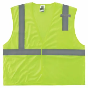 Ergodyne 24526 8210HL-S 2XL Lime Class 2 Economy Mesh Vest - Single Size