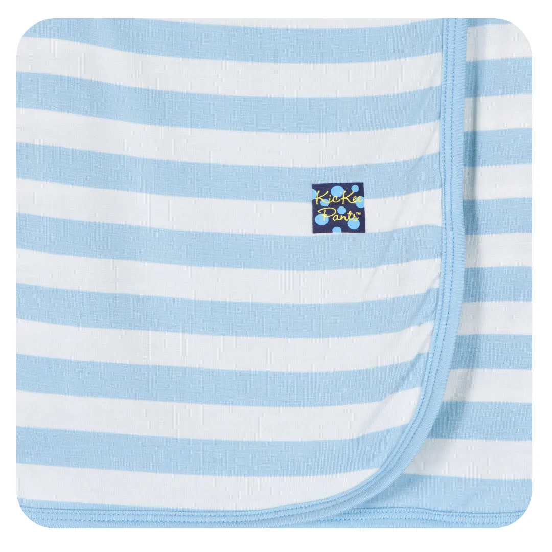 Essentials Swaddling Blanket Pond Stripe