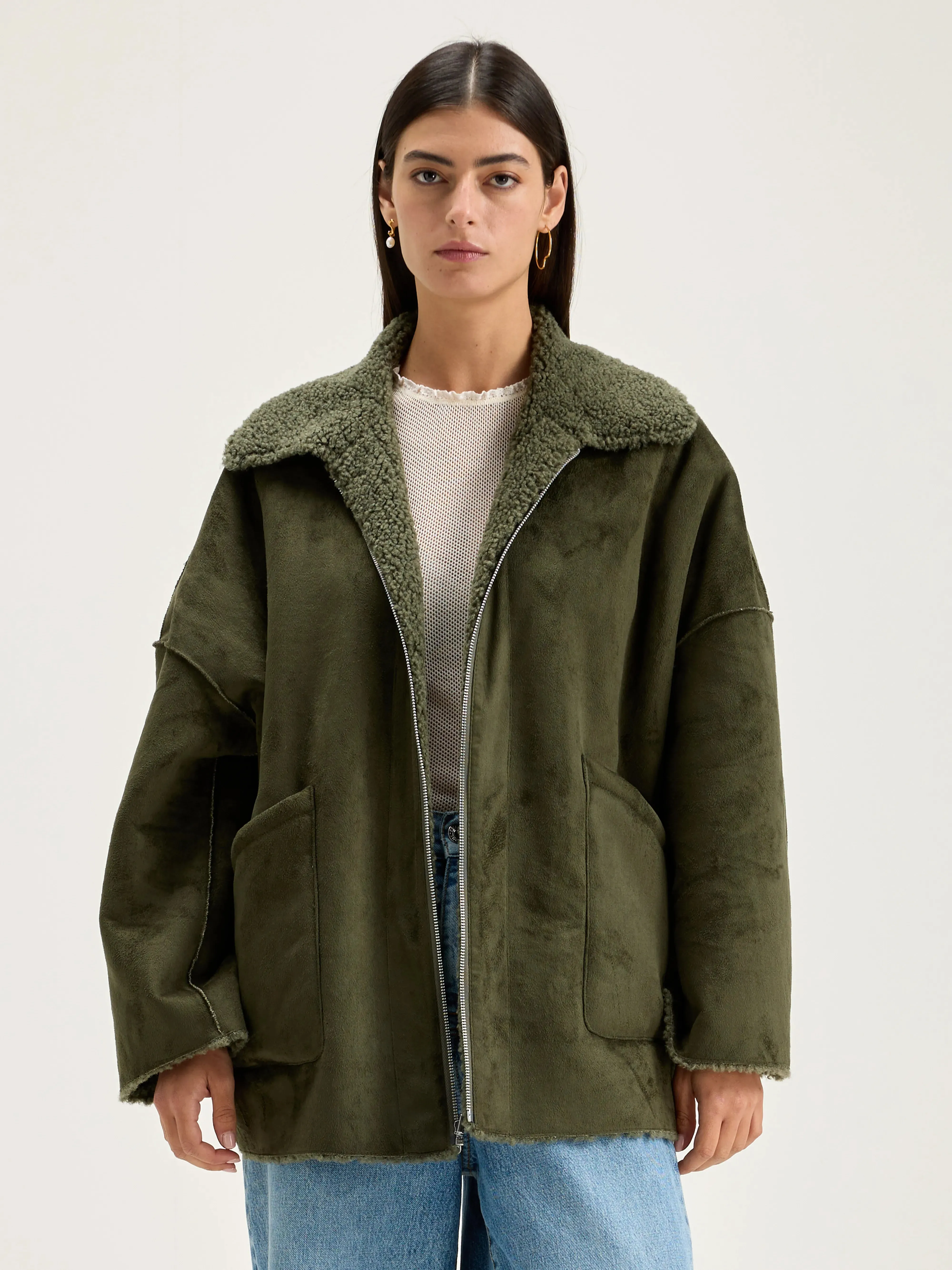 Ethel jacket (242 / W / MOSS)